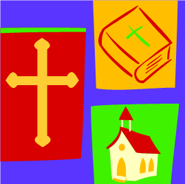 cross, church & bible